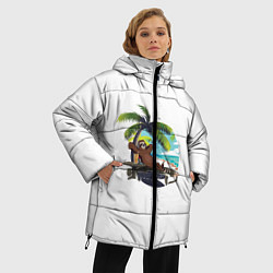 Куртка зимняя женская Отпуск, цвет: 3D-черный — фото 2