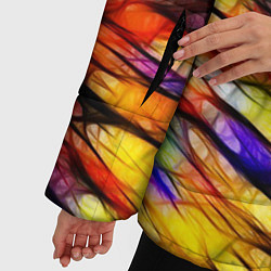 Куртка зимняя женская Батик Краски, цвет: 3D-черный — фото 2