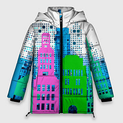 Куртка зимняя женская Город, цвет: 3D-черный