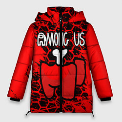 Куртка зимняя женская AMONG US, цвет: 3D-черный
