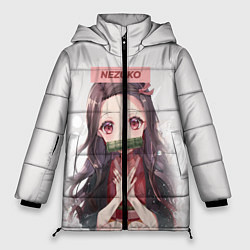 Куртка зимняя женская Nezuko, цвет: 3D-красный
