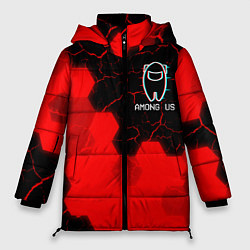 Куртка зимняя женская AMONG US АМОНГ АС, цвет: 3D-красный