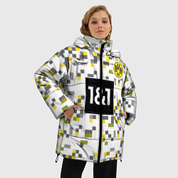 Куртка зимняя женская BORUSSIA резервная сезон 2021, цвет: 3D-черный — фото 2