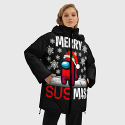 Куртка зимняя женская Merry Sus Mas, цвет: 3D-черный — фото 2