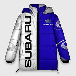 Куртка зимняя женская SUBARUСубару, цвет: 3D-черный