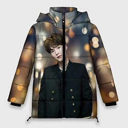 Куртка зимняя женская MIN YOONGI, цвет: 3D-красный