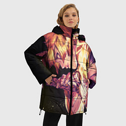 Куртка зимняя женская ЗЕНИЦУ ИЗ КЛИНКА, цвет: 3D-светло-серый — фото 2