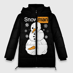 Женская зимняя куртка Снеговик