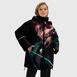 Куртка зимняя женская ТАНДЖИРО, цвет: 3D-черный — фото 2