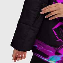 Куртка зимняя женская НЕОНОВЫЙ ТАНДЖИРО, цвет: 3D-черный — фото 2