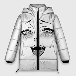 Куртка зимняя женская Ахегао, цвет: 3D-светло-серый