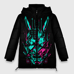 Куртка зимняя женская Cyber Samurai, цвет: 3D-черный