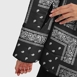 Куртка зимняя женская 3D Бандана v black, цвет: 3D-черный — фото 2