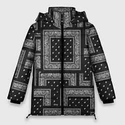 Куртка зимняя женская 3D Бандана v black, цвет: 3D-черный