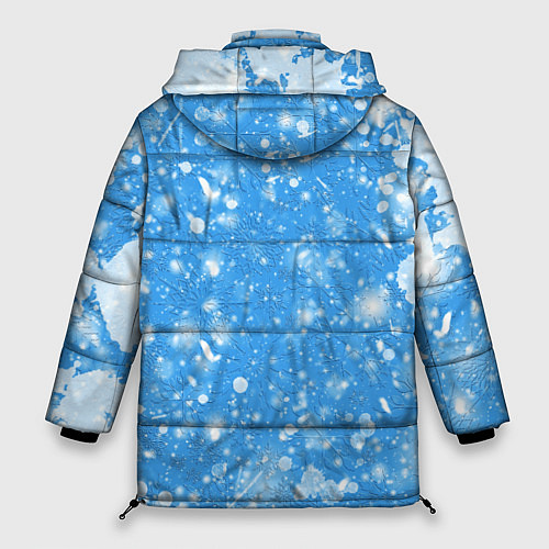 Женская зимняя куртка Новогодний Манкрафт / 3D-Светло-серый – фото 2