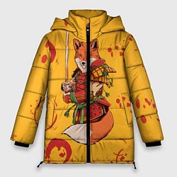 Куртка зимняя женская Лис Самурай, цвет: 3D-черный