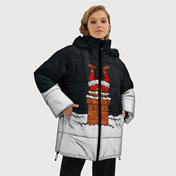 Куртка зимняя женская С Новым Годом!, цвет: 3D-черный — фото 2