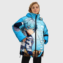 Куртка зимняя женская GENSHIN IMPACT, ЧЖУН ЮНЬ, цвет: 3D-черный — фото 2