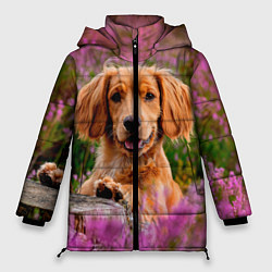 Куртка зимняя женская Dog, цвет: 3D-черный
