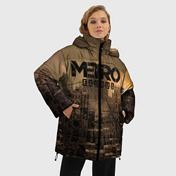 Куртка зимняя женская Metro город-призрак, цвет: 3D-светло-серый — фото 2