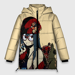 Куртка зимняя женская Фроппи Моя геройская академия, цвет: 3D-красный