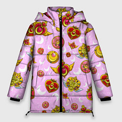 Куртка зимняя женская Сейлор Мун, цвет: 3D-черный