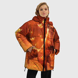 Куртка зимняя женская Лисенок, цвет: 3D-черный — фото 2