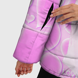 Куртка зимняя женская Урарака Очако, цвет: 3D-светло-серый — фото 2