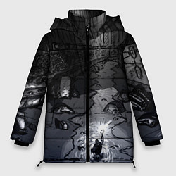 Куртка зимняя женская Lovecraft Лавкрафт, цвет: 3D-черный
