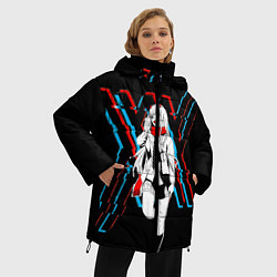 Куртка зимняя женская Любимый во Франксе: XX, цвет: 3D-черный — фото 2