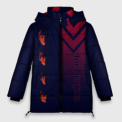Куртка зимняя женская The Beatles, цвет: 3D-красный