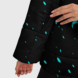 Куртка зимняя женская Черный клевер, цвет: 3D-черный — фото 2
