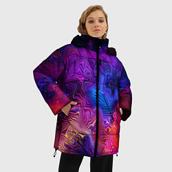 Куртка зимняя женская НЕОНОВЫЕ РАЗВОДЫ, цвет: 3D-черный — фото 2