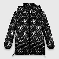 Куртка зимняя женская СССР ПАТТЕРН, цвет: 3D-черный