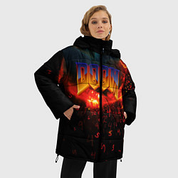 Куртка зимняя женская DOOM MARS, цвет: 3D-красный — фото 2