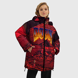 Куртка зимняя женская DOOM ДУМ S, цвет: 3D-красный — фото 2