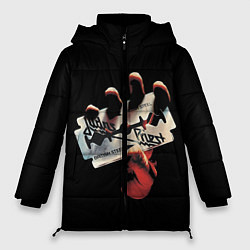 Куртка зимняя женская Judas Priest, цвет: 3D-черный
