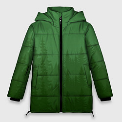 Куртка зимняя женская Зеленый Лес, цвет: 3D-черный