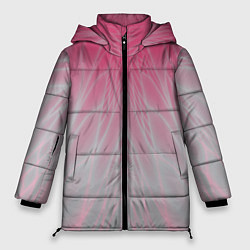 Куртка зимняя женская Абстракция, цвет: 3D-черный