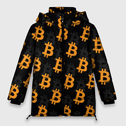 Куртка зимняя женская БИТКОИН BITCOIN, цвет: 3D-черный