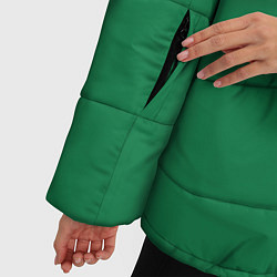 Куртка зимняя женская Карманный пришелец, цвет: 3D-черный — фото 2
