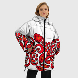 Куртка зимняя женская ХОХЛОМА, цвет: 3D-черный — фото 2