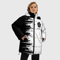 Куртка зимняя женская Чёрный клевер,, цвет: 3D-черный — фото 2