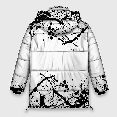 Женская зимняя куртка Черный клевер, / 3D-Светло-серый – фото 2