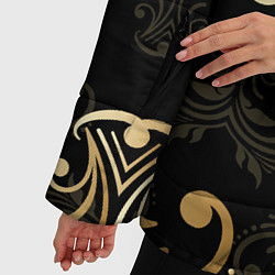 Куртка зимняя женская Черное золото, цвет: 3D-черный — фото 2