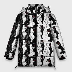 Куртка зимняя женская MONOKUMA МОНОКУМА ПАТТЕРН, цвет: 3D-черный