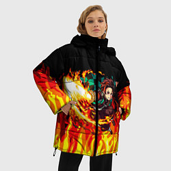 Куртка зимняя женская ТАНДЖИРО, цвет: 3D-светло-серый — фото 2