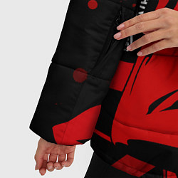 Куртка зимняя женская Хеллсинг, цвет: 3D-черный — фото 2
