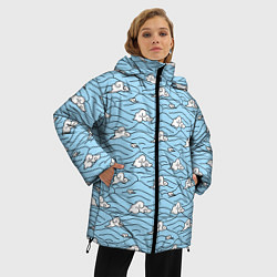 Куртка зимняя женская УРУКОДАКИ САКОНДЖИ, цвет: 3D-черный — фото 2