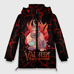 Куртка зимняя женская Valheim Кузнец, цвет: 3D-черный